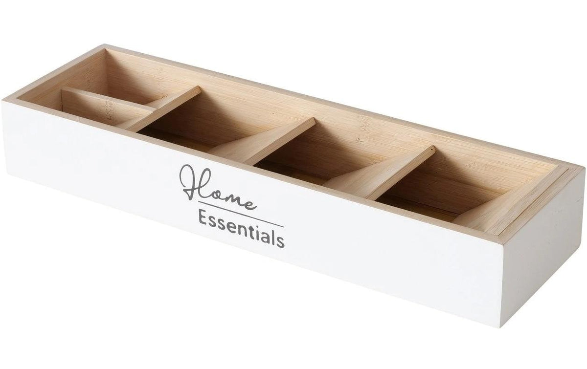 Boltze Aufbewahrungskiste Essentials Kiefer/Bambus, 40x12x6cm