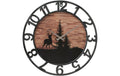 Boltze Wanduhr Ludwig Analog, exkl. 1xAA Batterie, D: 45cm, MDF