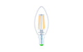 Philips Classic ultraeffiziente LED-Lampe Eng. A, 40W, E14, Klar, warmws,Kerze
