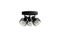 Philips 3er Spot  Sleet 25W E14, rund, sz, ohne Leuchtmittel