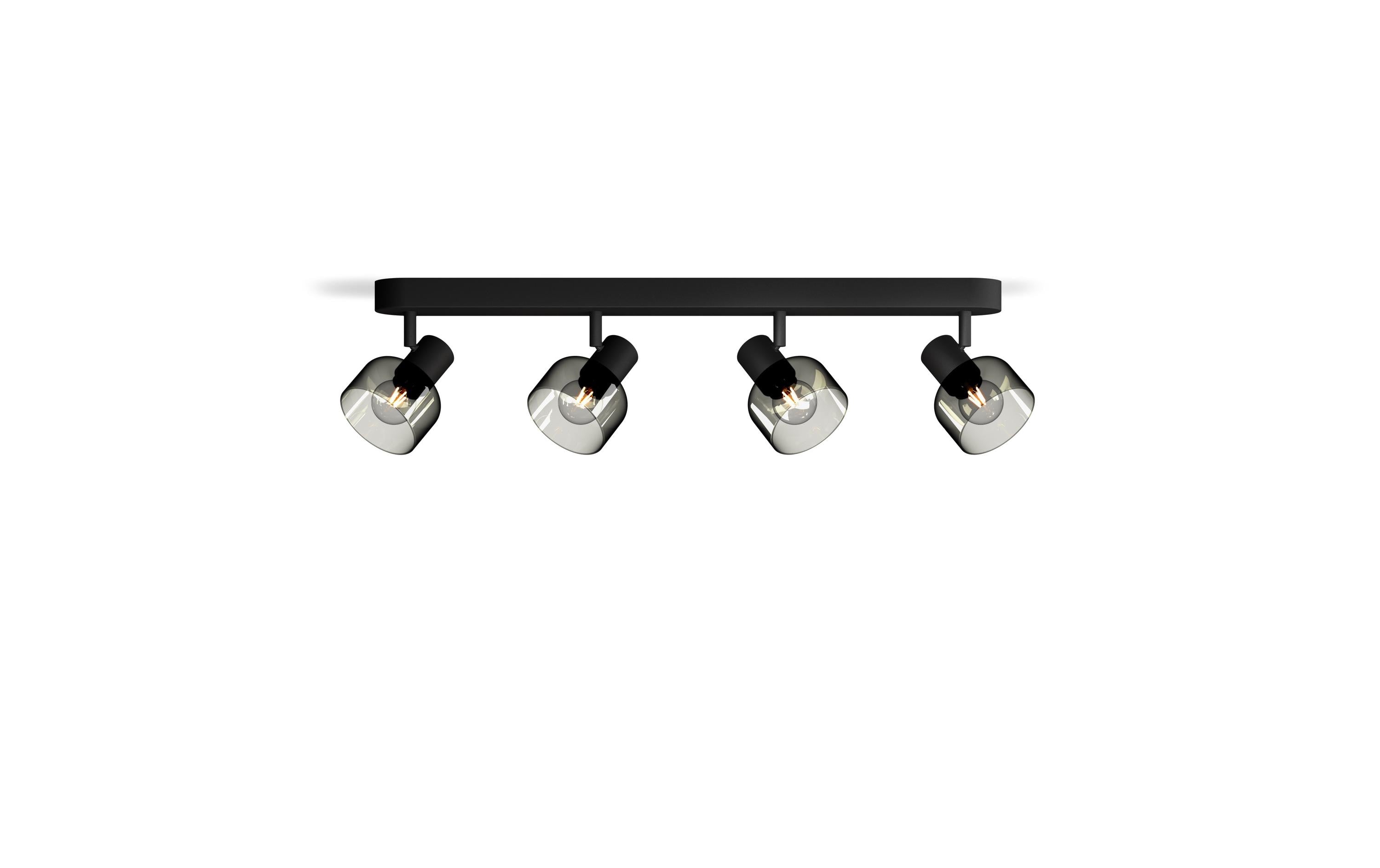 Philips 4er Spot  Sleet 25W E14, sz, ohne Leuchtmittel