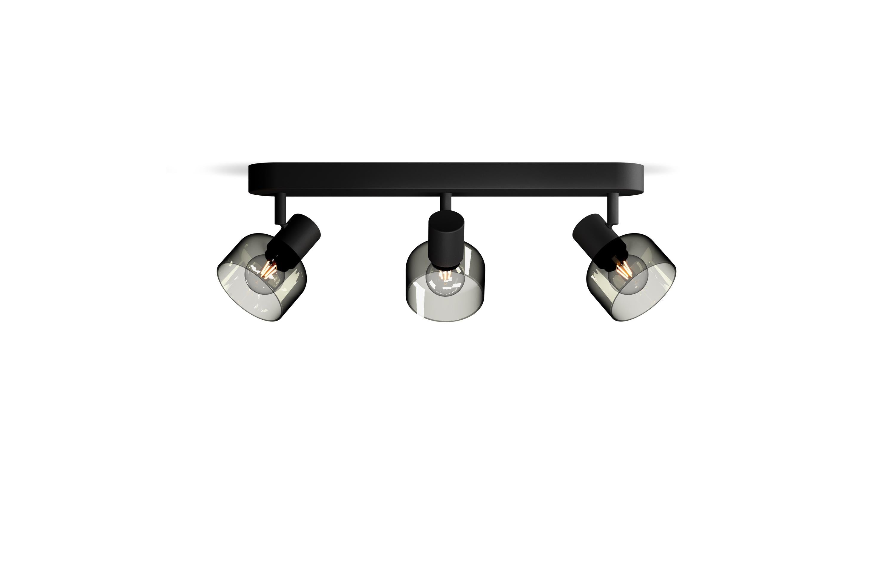 Philips 3er Spot  Sleet 25W E14, sz, ohne Leuchtmittel