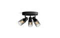 Philips 3er Spot  Palms 25W E14, rund, sz, ohne Leuchtmittel