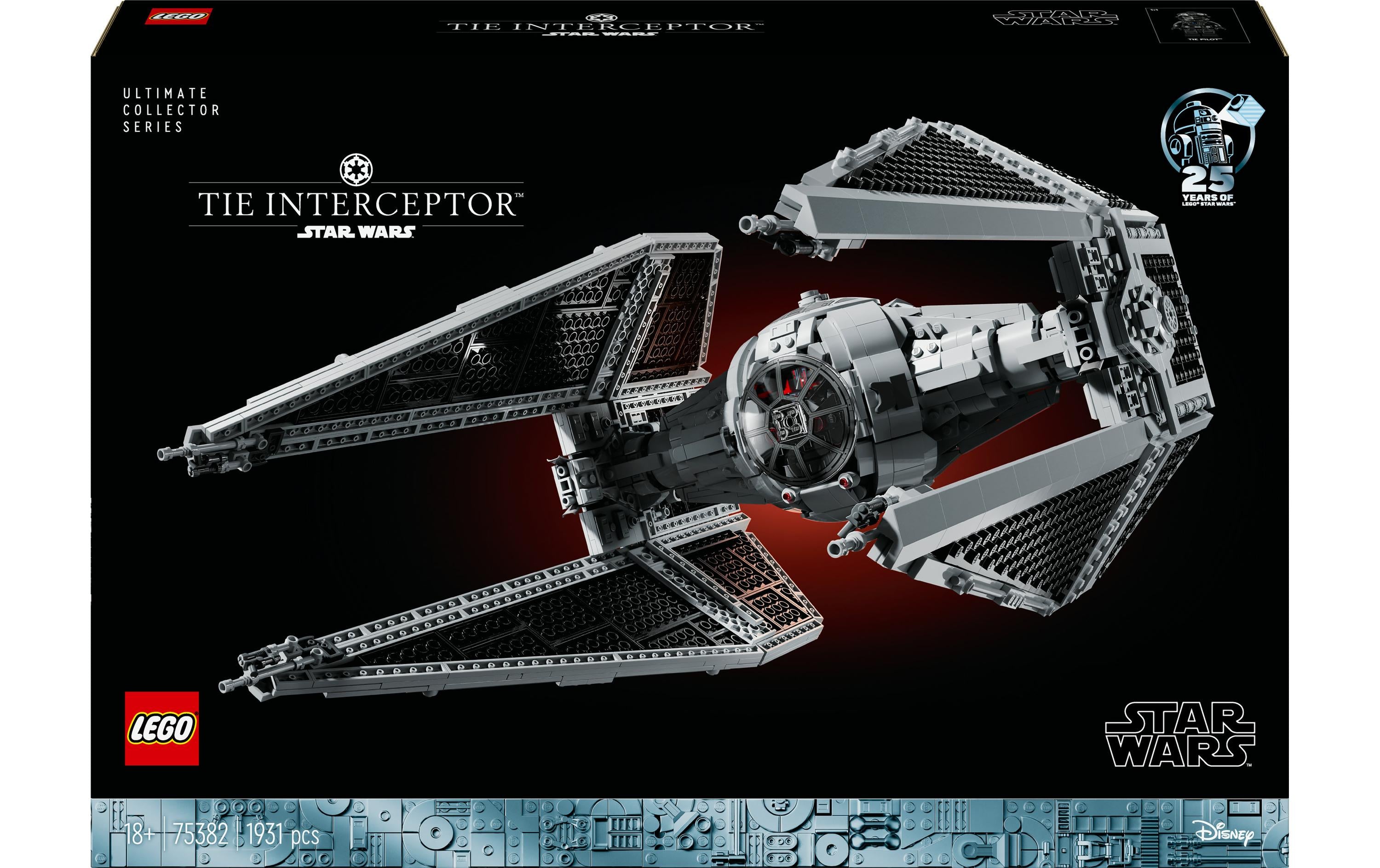 LEGO Star Wars Tie Interceptro Alter: 18+ Teile: 1931