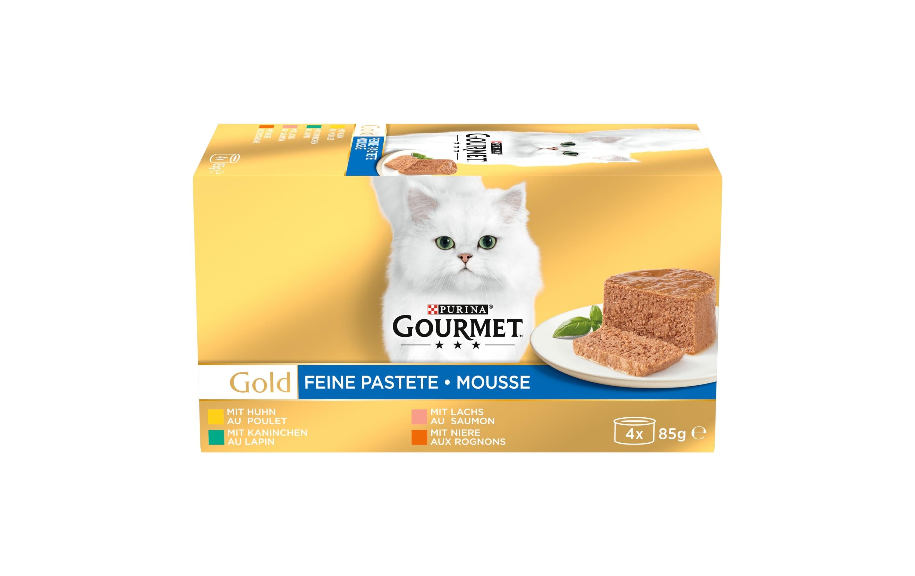 Gourmet Gold Feine Pastete 4x85g
