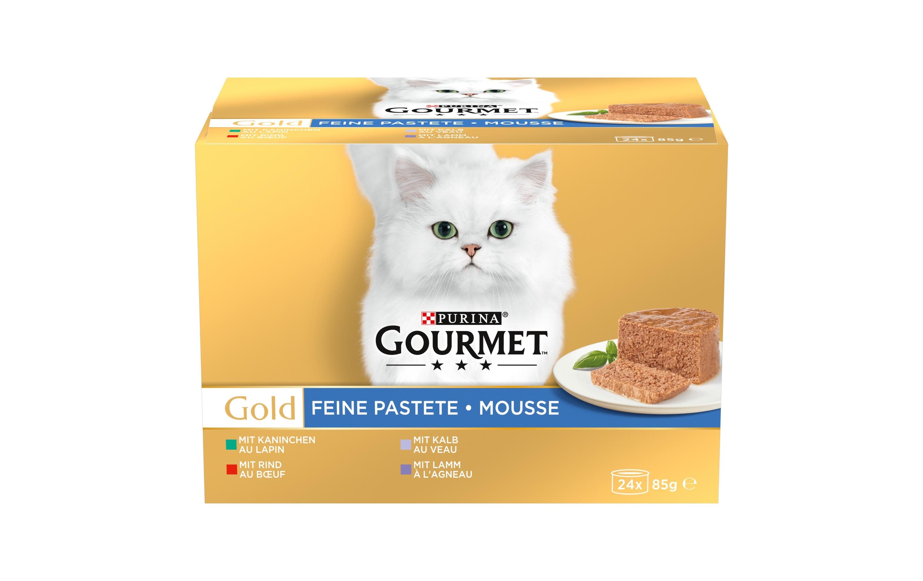 Gourmet Gold Feine Pastete Fleisch 24x85g