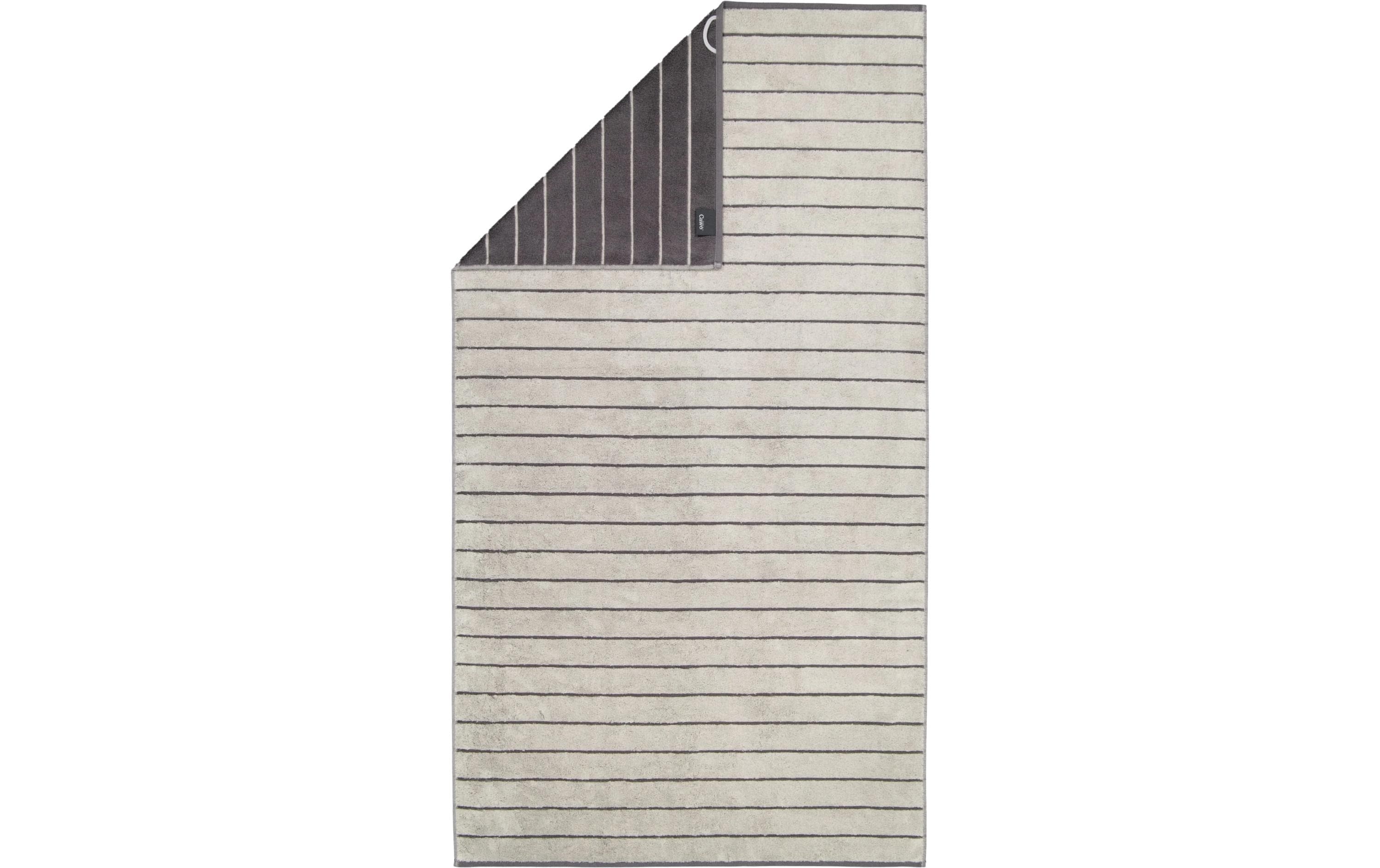 Cawö Duschtuch Balance Doubleface 100% Baumwolle, 80x150cm, Platin