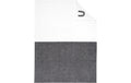 Cawö Geschirrtuch Cuisine Duo 50x70cm, Schwarz/Weiss