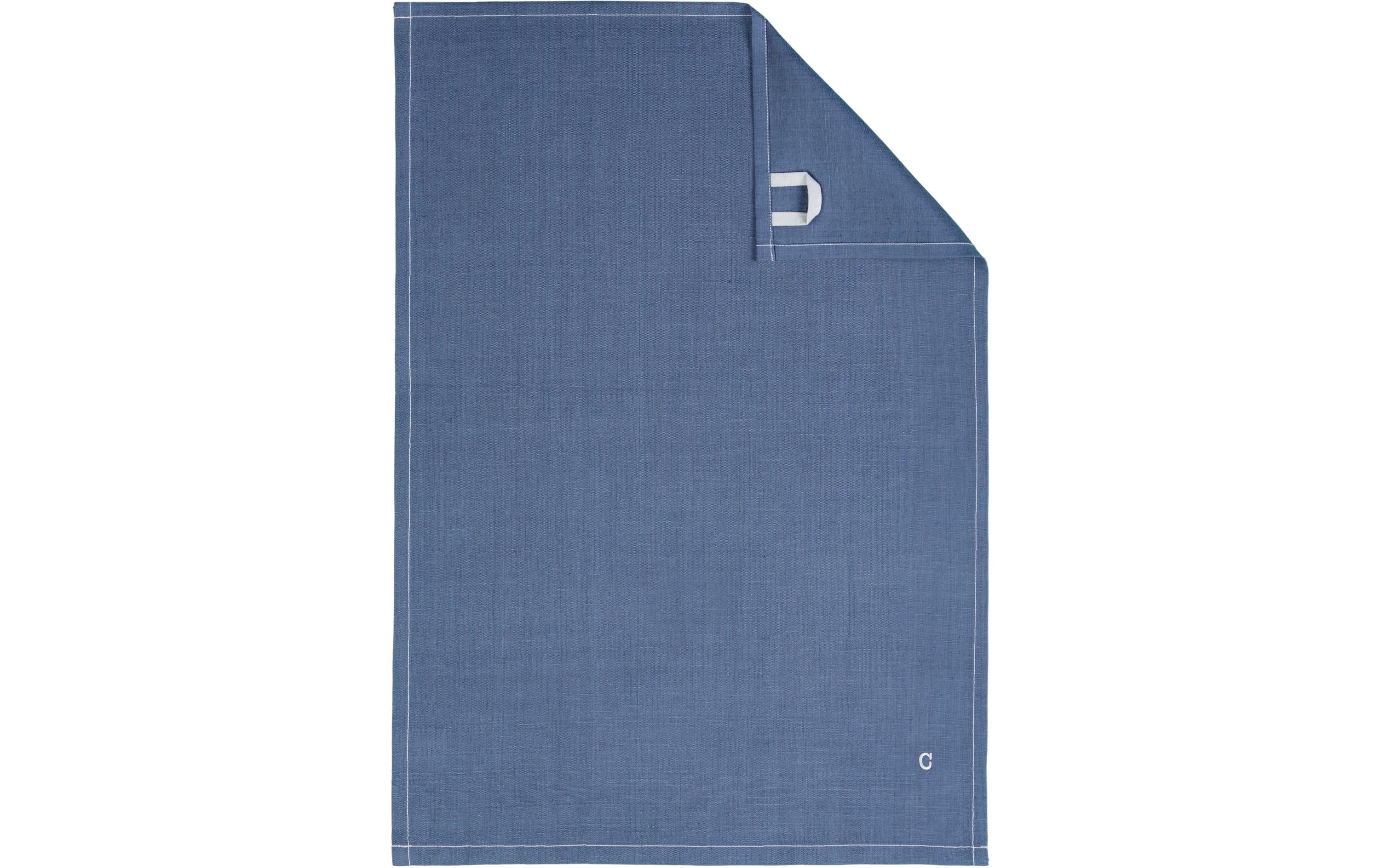 Cawö Geschirrtuch Solid 50x70cm, Nachtblau