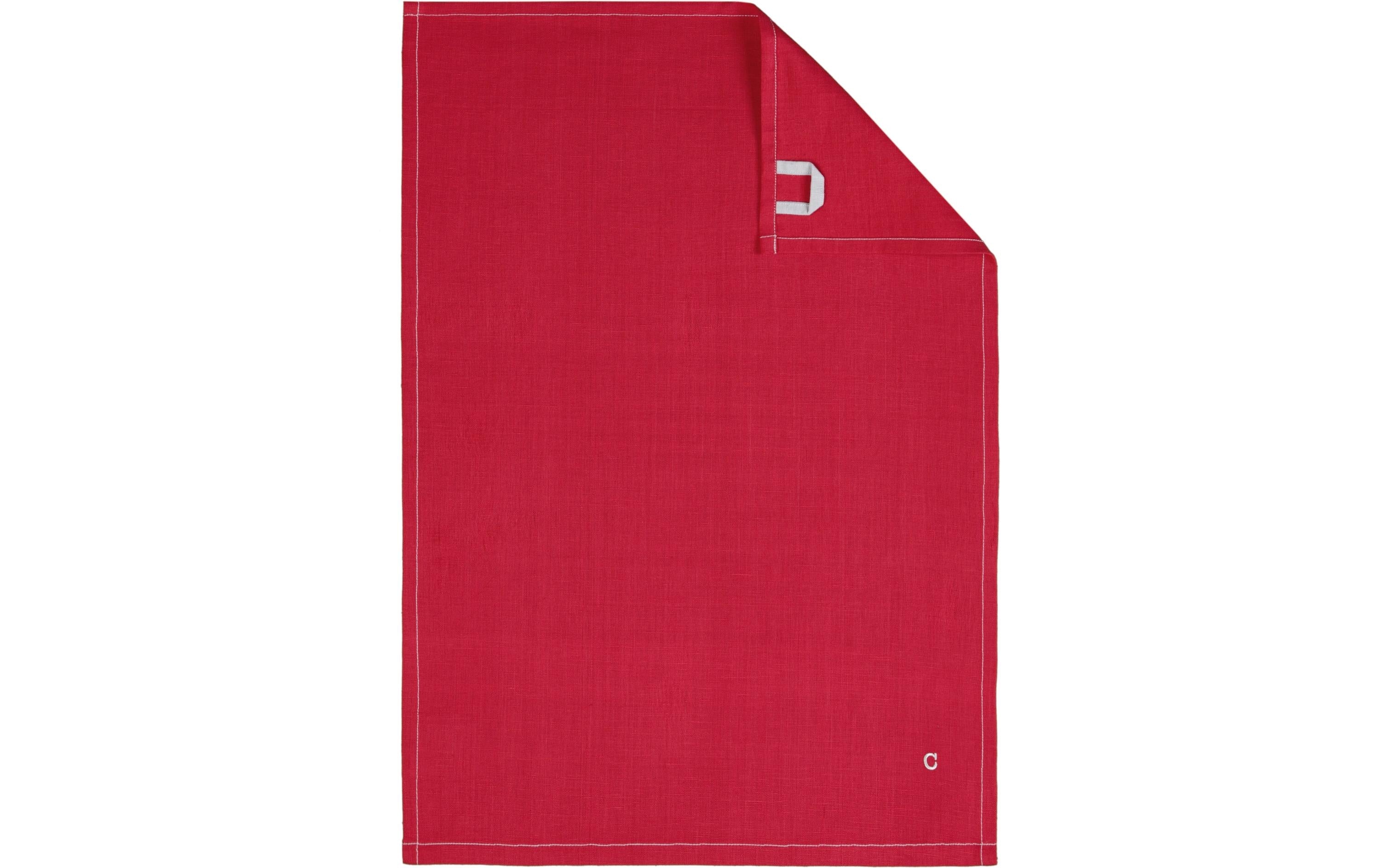 Cawö Geschirrtuch Solid 50x70cm, Bordeaux