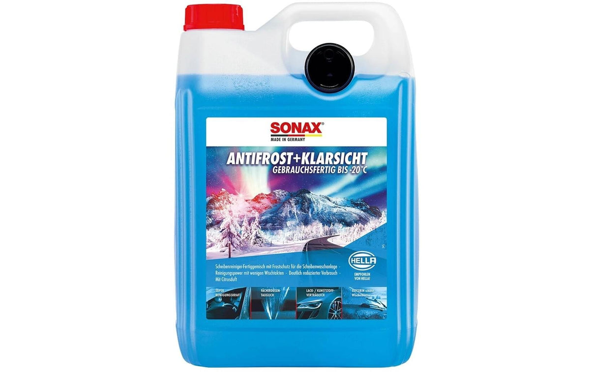 SONAX Antifrost + KlarSicht Winter-Scheibenreiniger, -20 °C, 5 l