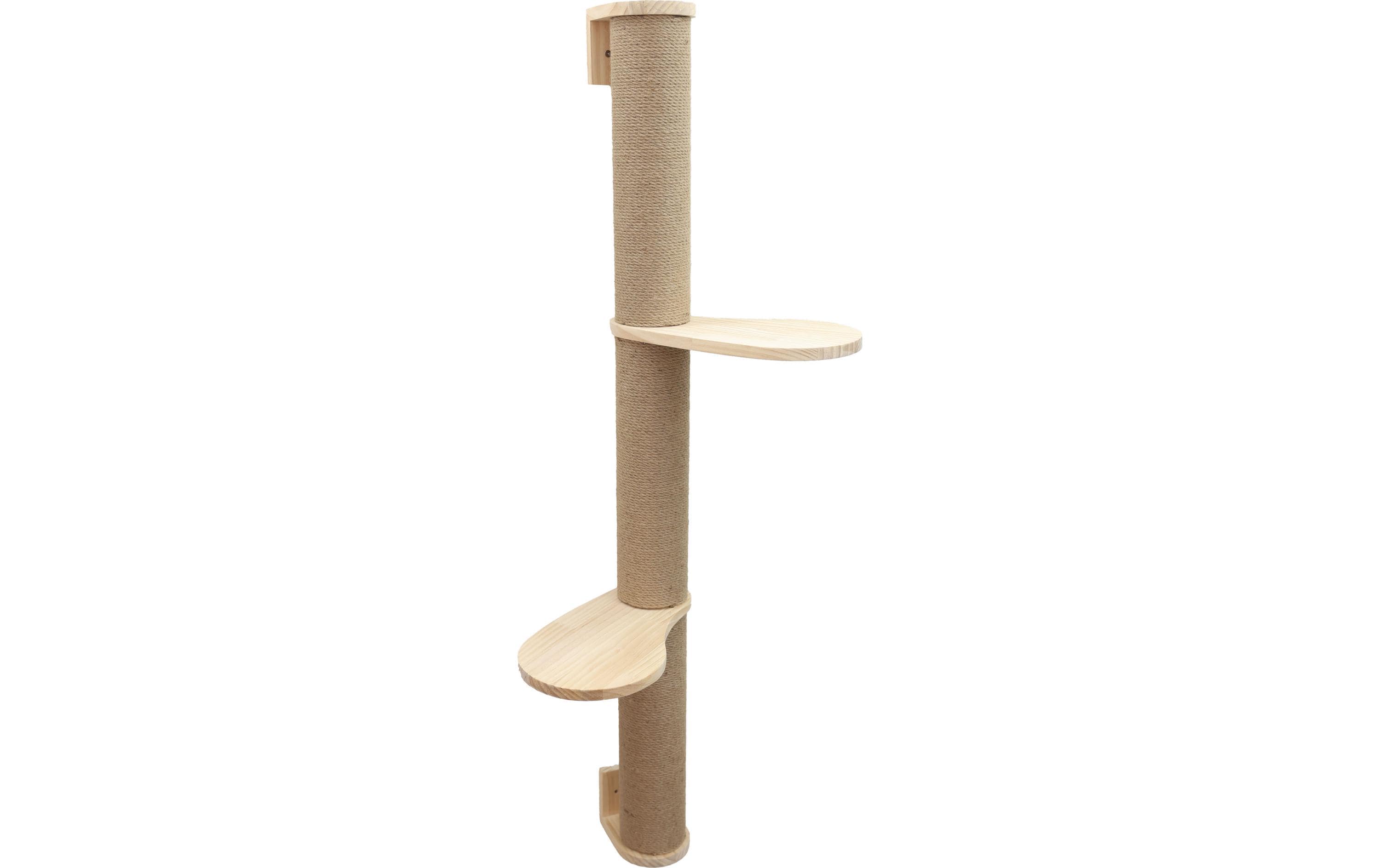 Kerbl Kratzsäule Timber 127 cm mit Jute