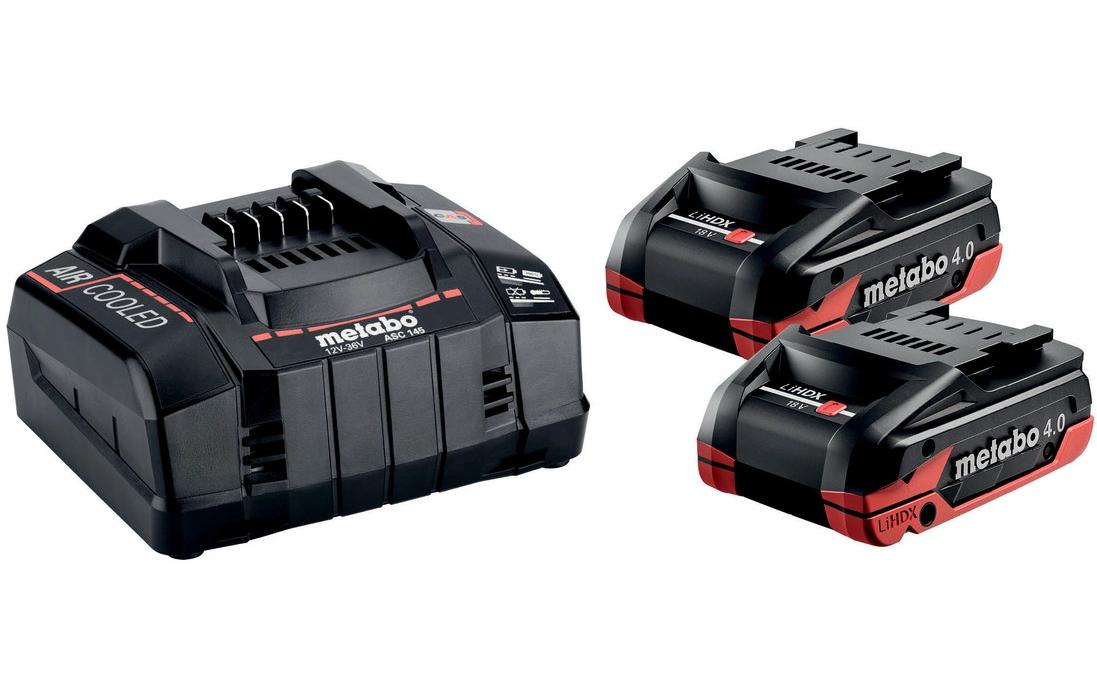 Metabo Akku-Set 18-Volt-Basis-Set Basis-Set 2 x LiHD Xtreme 4.0 Ah