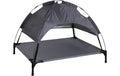 Kerbl Hundeliege Vacation Top grau mit Sonnendach, 105x86x75 cm