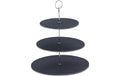 relaxdays Etagere 3-Stufen Schiefer