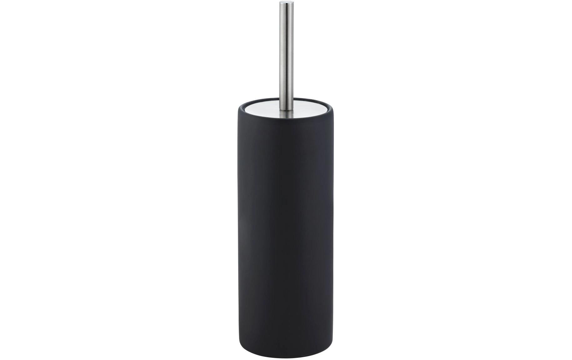 Diaqua WC Bürstengarnitur Zylo Keramik, Ø 10.5 X 39cm, Schwarz