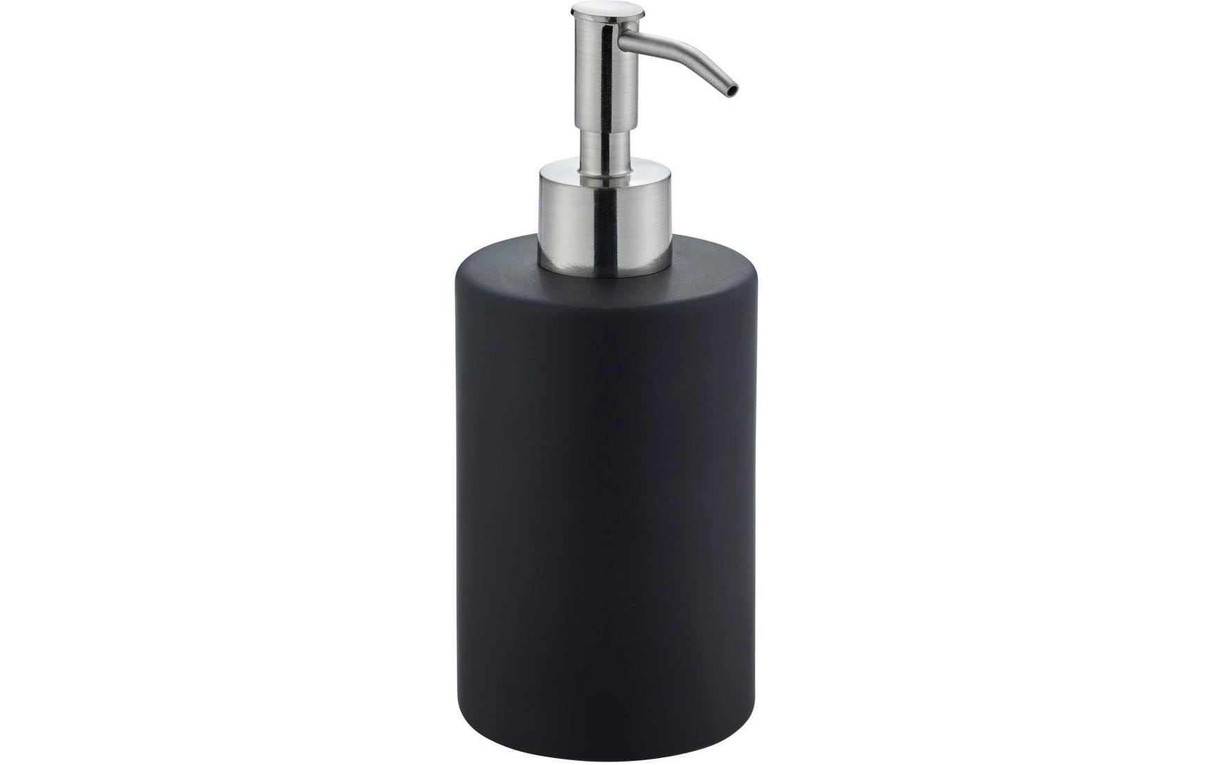 Diaqua Seifenspender Zylo Keramik, Ø 7.2 X 17.5 cm, Schwarz