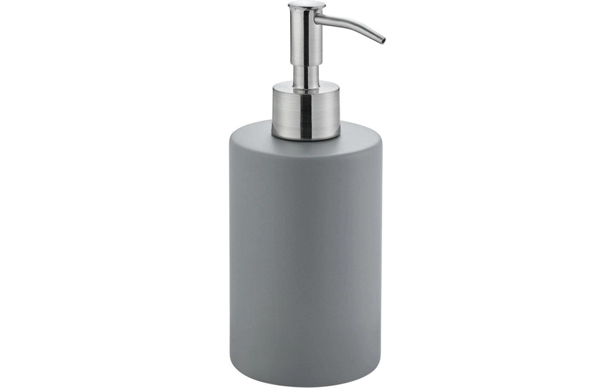 Diaqua Seifenspender Zylo Keramik, Ø 7.2 X 17.5 cm, Grau