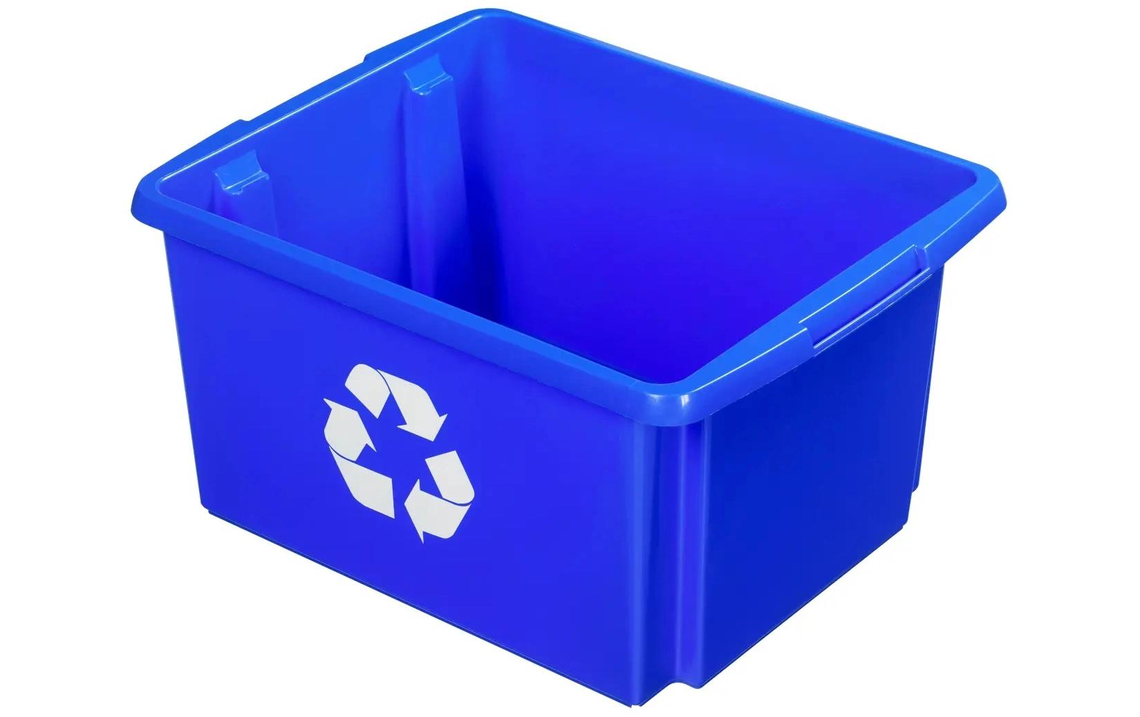 Sigma home Recyclingeimer Nesta 32 Liter 36x45.5x24cm, PP, Blau