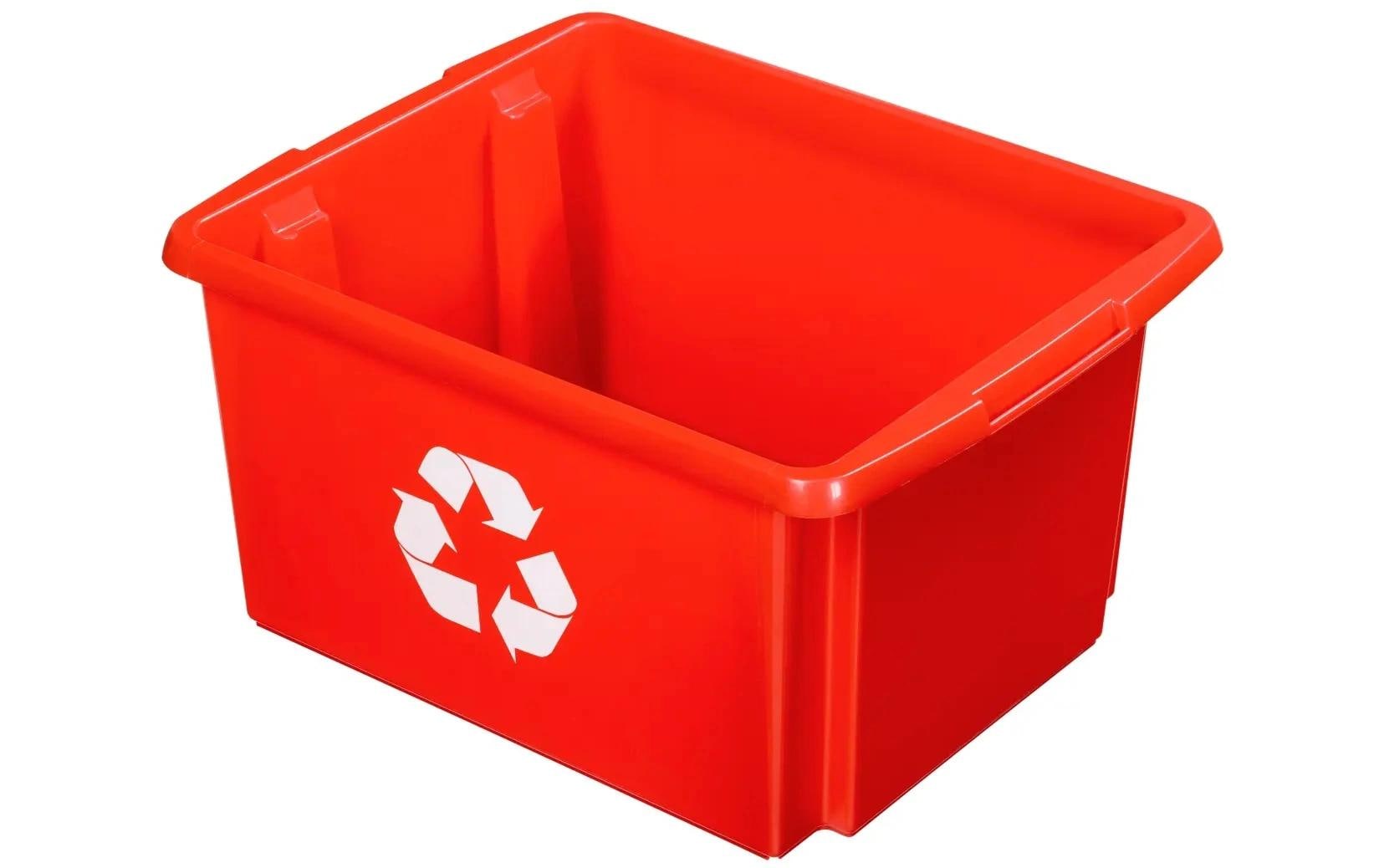 Sigma home Recyclingeimer Nesta 32 Liter 36x45.5x24cm, PP, Rot
