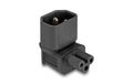 Delock Netzadapter IEC60320 C14-C5 Stecker / Buchse, 2.5A, 90 grad gewinkelt
