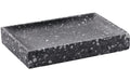 Diaqua Seifenschale Venice Polyresin, 12x8x2cm, Anthrazit