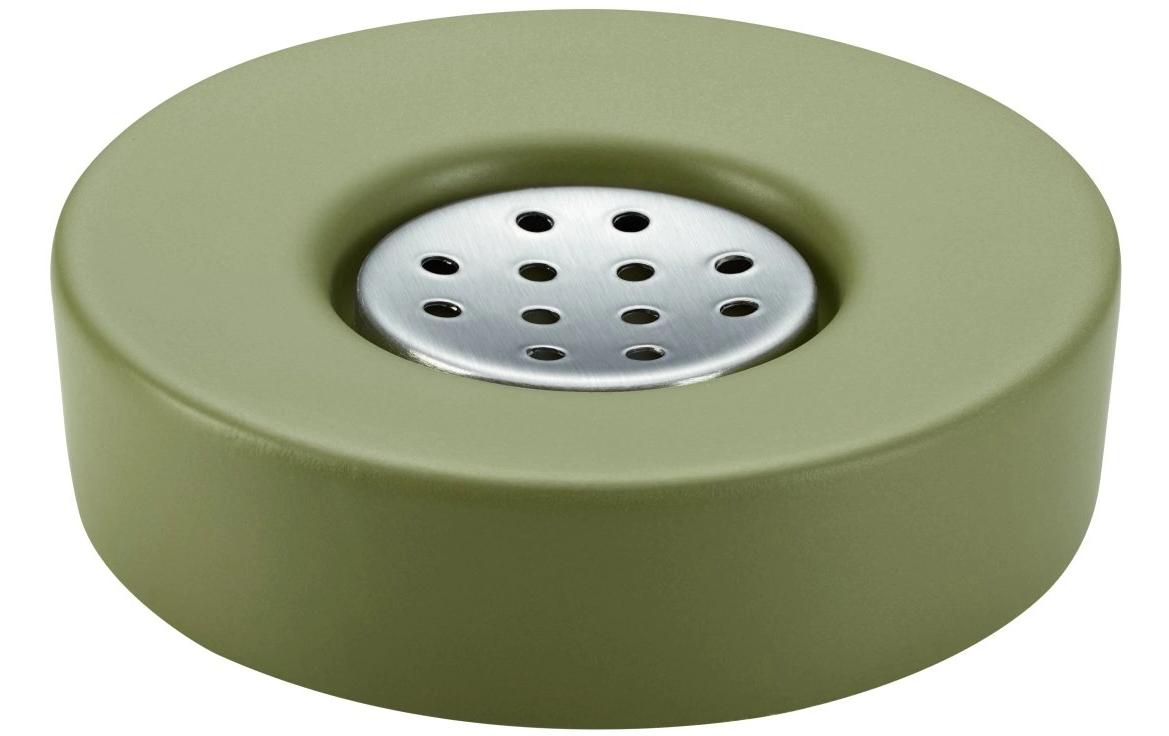 Diaqua Seifenschale Zylo Keramik, Ø 11.5 X 3 cm, Olive
