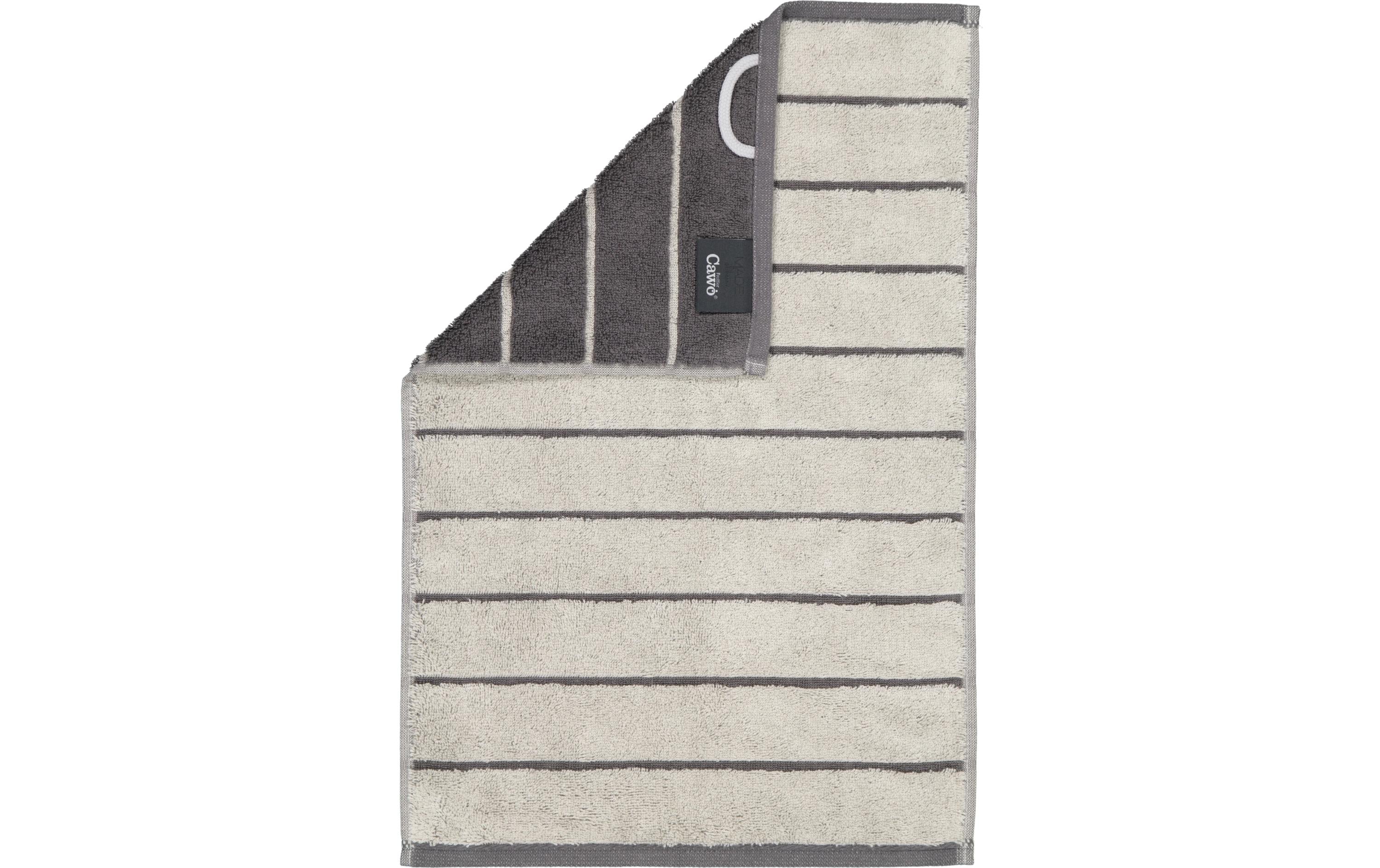Cawö Gästetuch Balance Doubleface 100% Baumwolle, 30x50cm, Platin