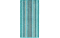 Cawö Handtuch Unique Streifen 100% Bauwmolle, 50x100cm, Türkis