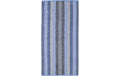 Cawö Handtuch Unique Streifen 100% Bauwmolle, 50x100cm, Saphir