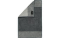 Cawö Gästetuch Two Tone 100% Baumwolle, 30x50cm, Schiefer