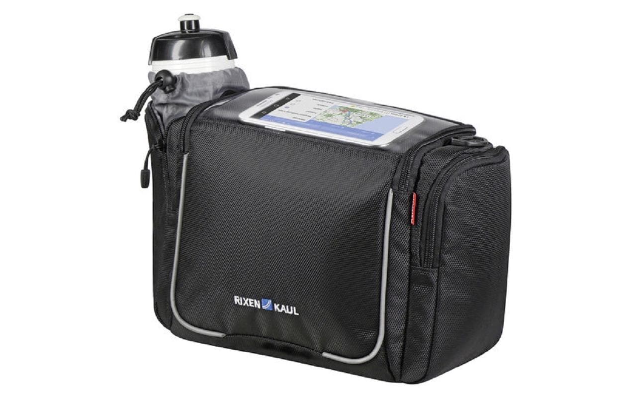 Klick-fix Lenker-Tasche Aventour Sport mit Adapterplatte, schwarz