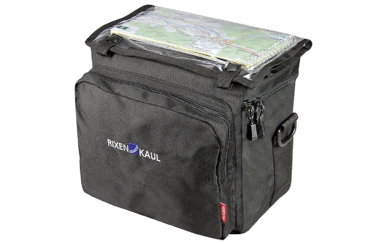 Klick-fix Lenker-Tasche Daypack Box mit Adapterplatte, schwarz