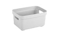 Sigma home Aufbewahrungsbox 2.5 Liter 17.7x12.8x9.3cm, Weiss