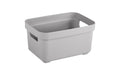 Sigma home Aufbewahrungsbox 2.5 Liter 17.7x12.8x9.3cm, Grau