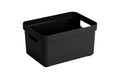 Sigma home Aufbewahrungsbox 5 Liter 25.2x17.5x12.2cm, Schwarz
