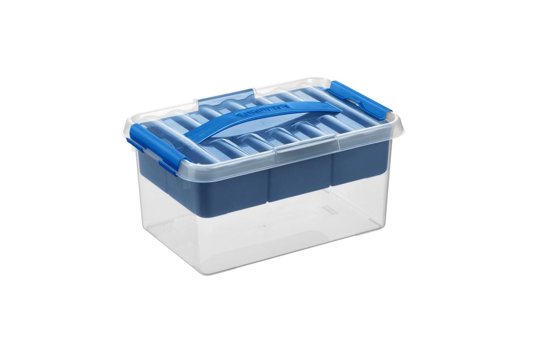 Sigma home Aufbewahrungsbox Q-Line 6 Liter, 30x20x14.5, Blau
