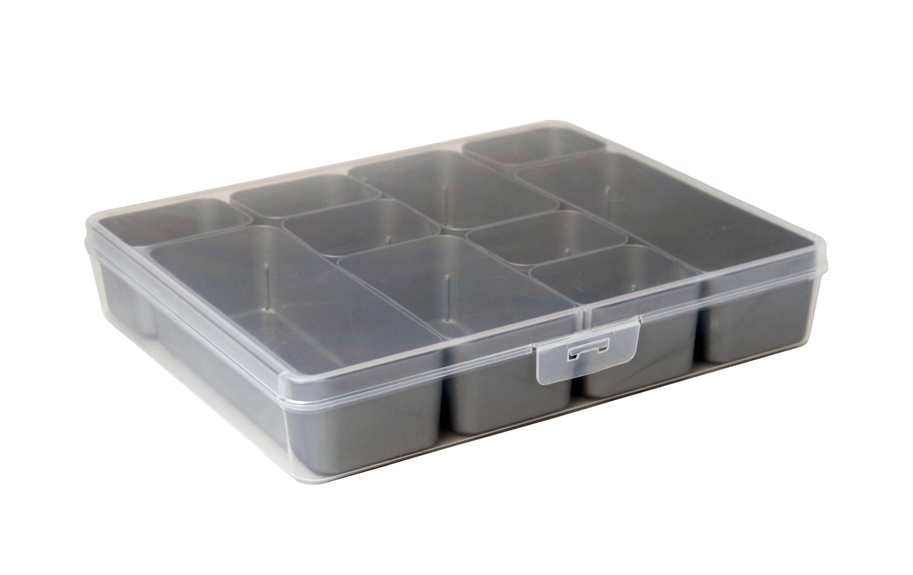Sigma home Aufbewahrungsbox Q-Line 3.6 Liter, 29.6x25x5.2cm, Grau