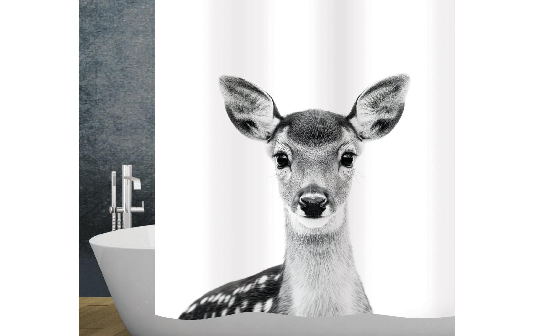Diaqua Duschvorhang Bambi 100% Polyester, 120x200cm (BxH)