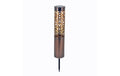 Dameco LED Solar Sterne Bronze LED ww, D:8.5cm H:38cm, Erdspiess 12cm