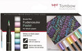 Tombow Fudenosuke WS-BS, 6er Pastel Set mit 6 Pastel-Farben