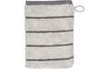 Cawö Waschhandschuh Balance Doubleface 100% Baumwolle, 16x22cm, Platin