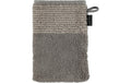 Cawö Waschhandschuh Two Tone 100% Baumwolle, 16x22cm, Graphit