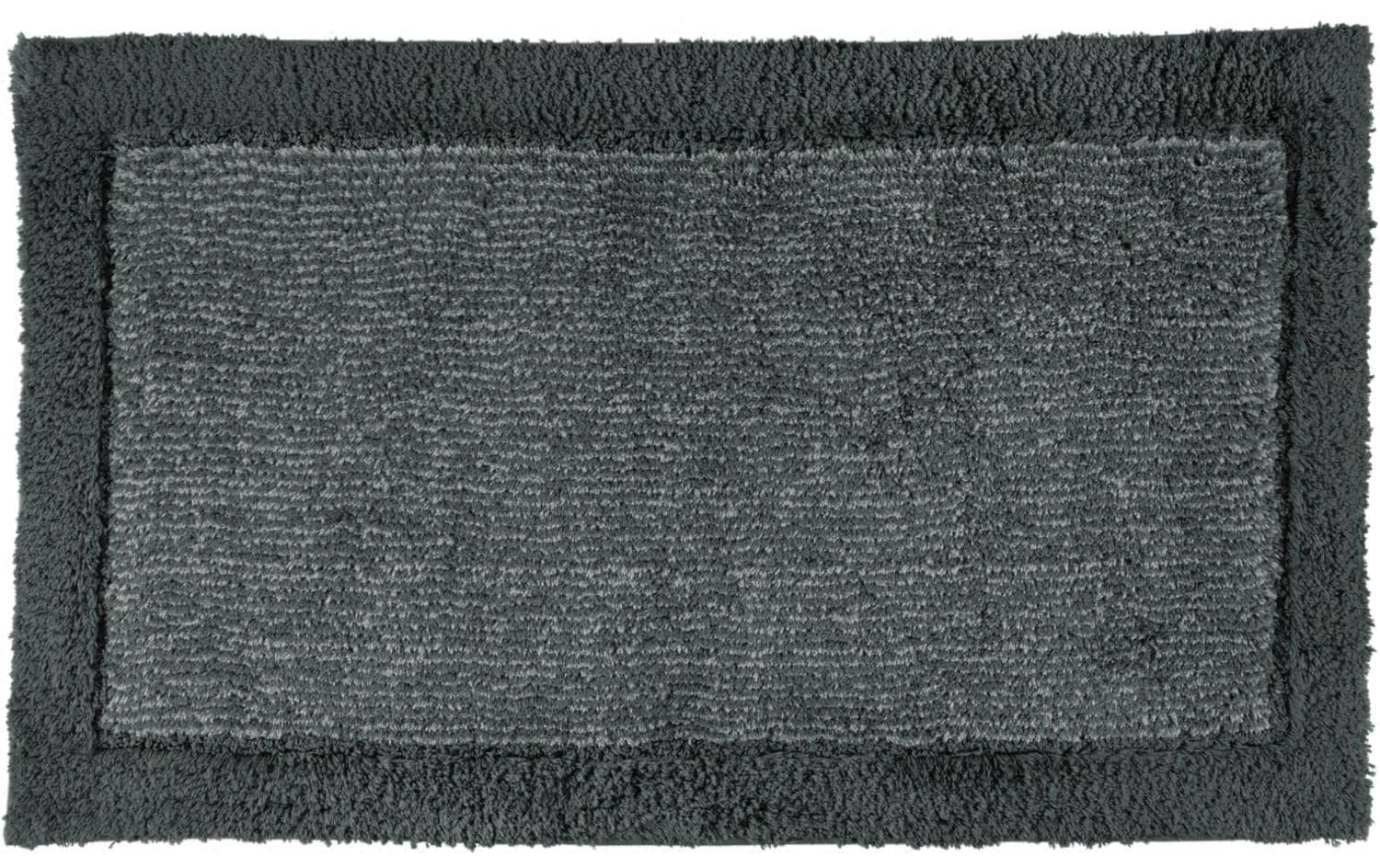 Cawö Badteppich Two-Tone schiefer, 70 x 120