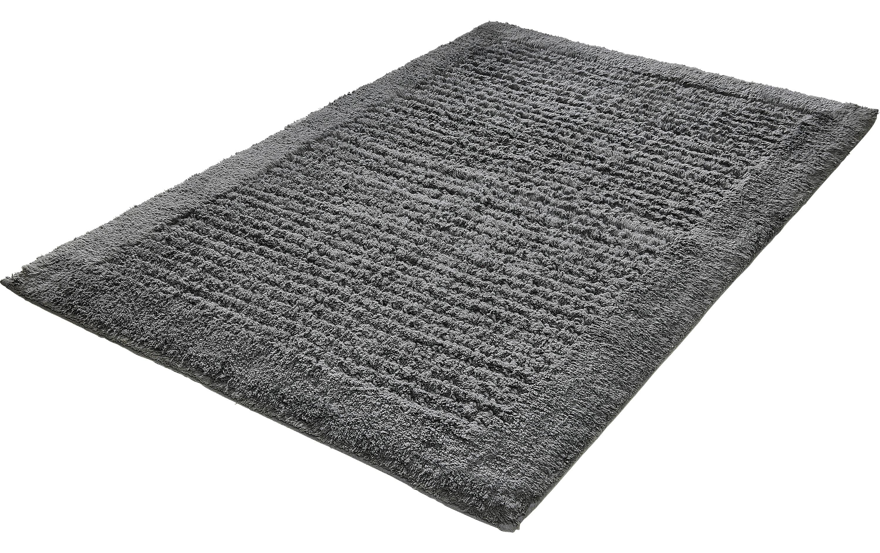 Kleine Wolke Badteppich Net Schiefer 60x 90 cm