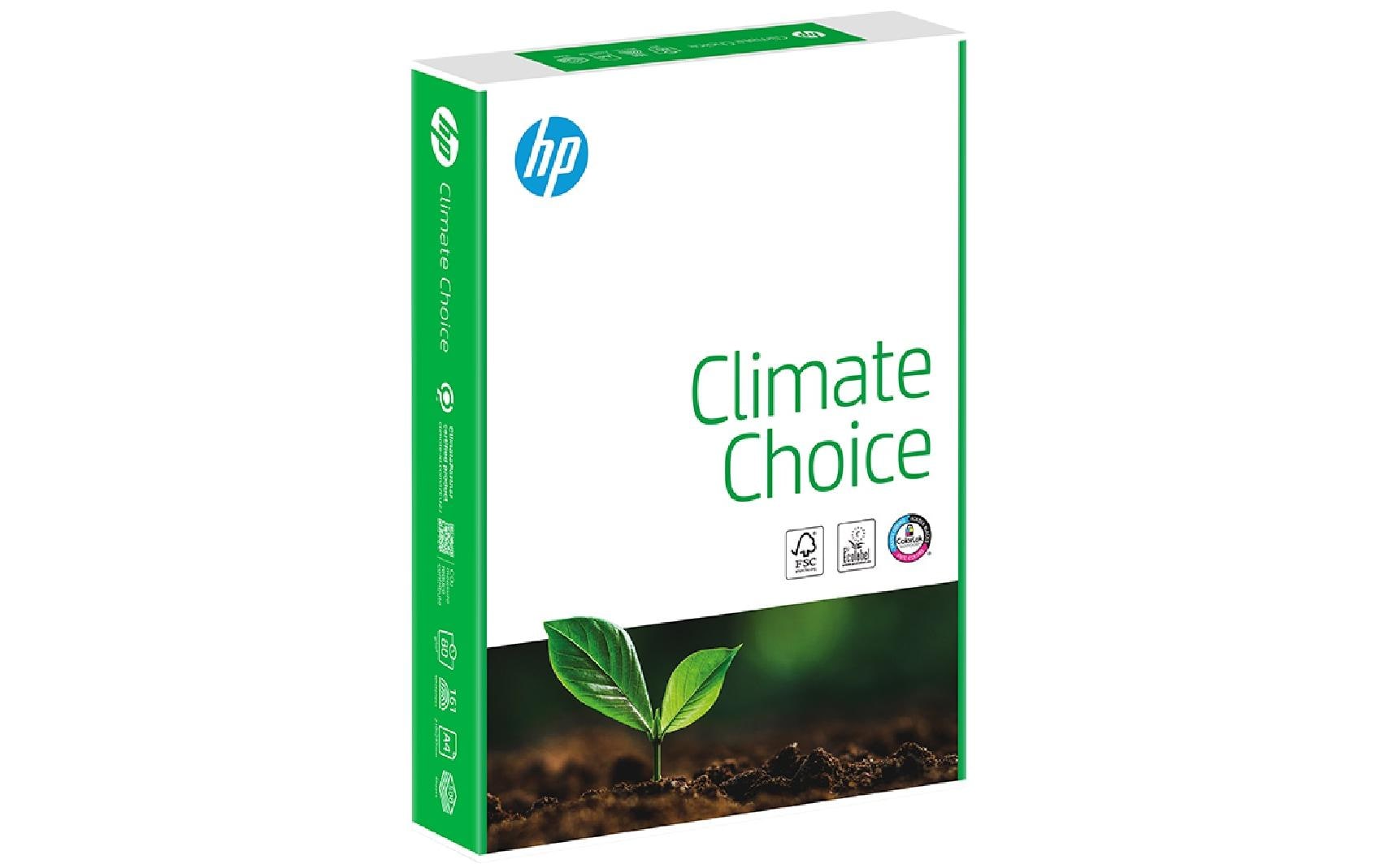 HP Climate Choice A4, 500 Blatt 80g/m2, CIE 161, klimaneutral
