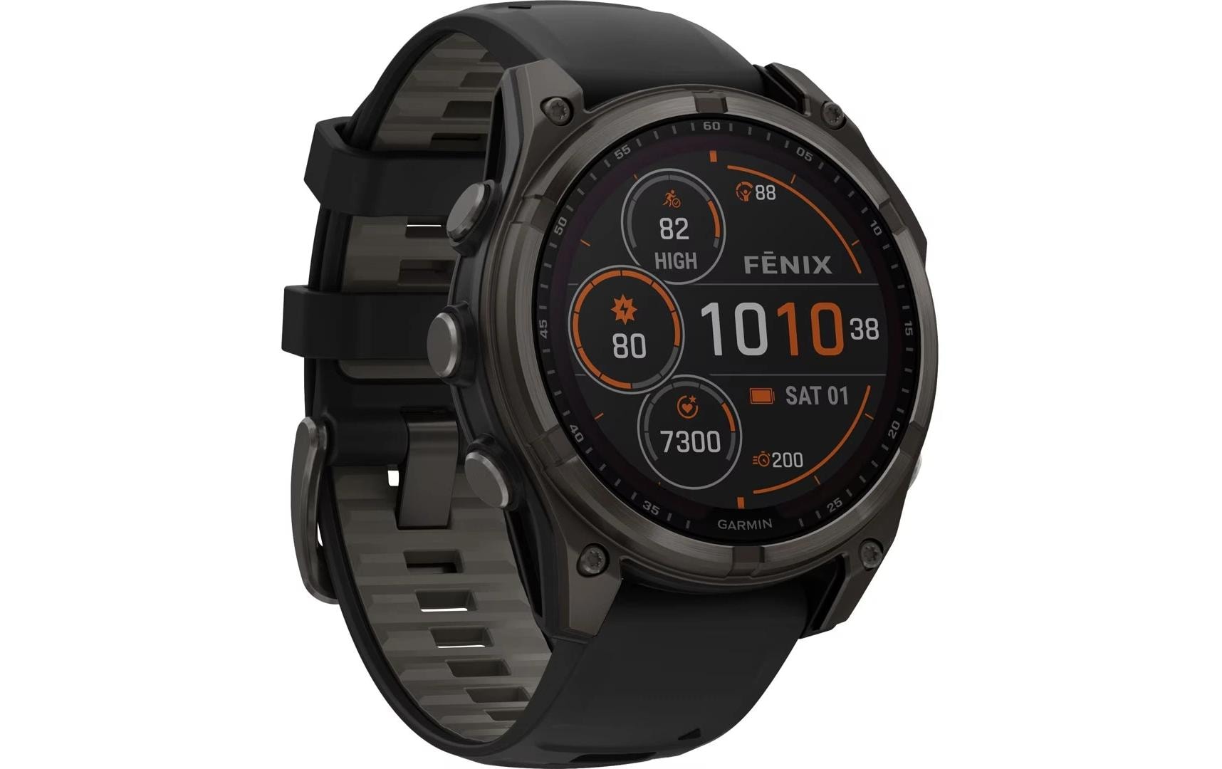 Garmin Fenix 8 Solar Sapphire 47mm, Carbon Gray, Black/Pebble Gray