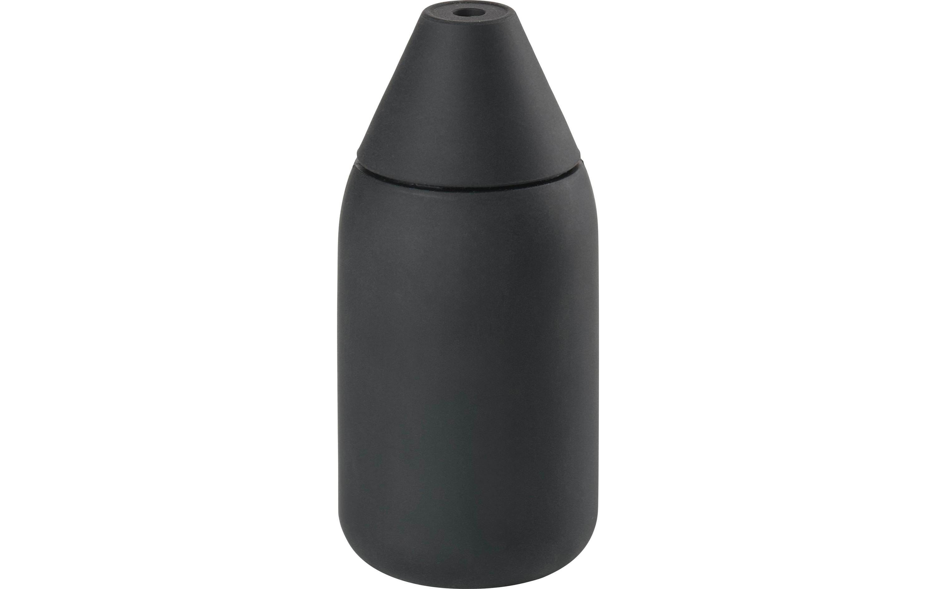 Zone Seifenspender Singles schwarz H:15cm D:7cm, Silicone, 0.3 l