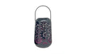 Dameco LED Solar Laterne Blüte pink LED ww, D11cm H18cm