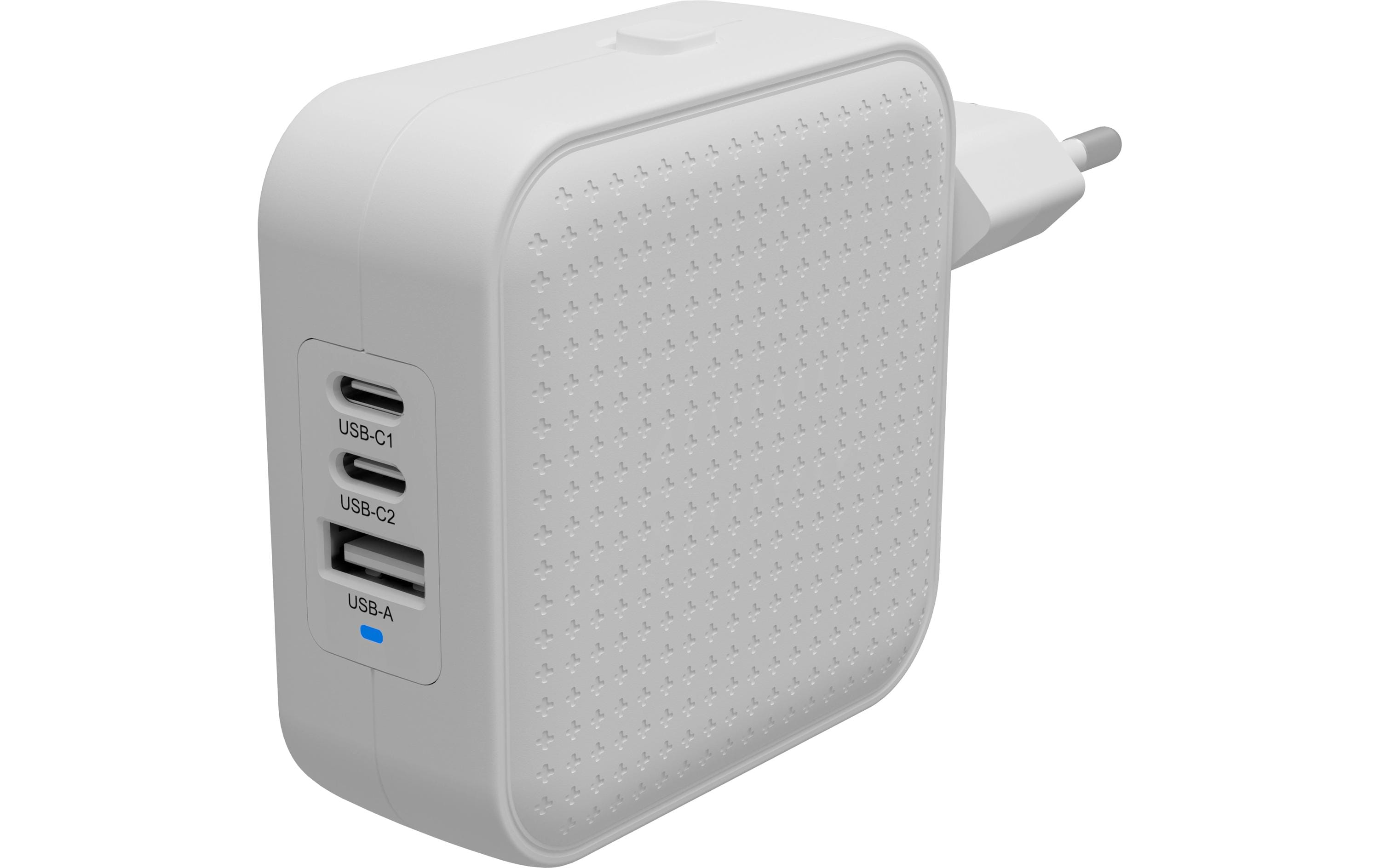 Hyper 70W USB-C GaN Travel Charger 3C+1A, weiss